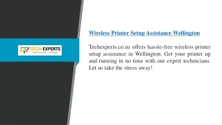 Wireless Printer Setup Assistance Wellington | Techexperts.co.nz