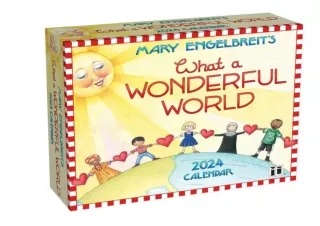 READ PDF Mary Engelbreit's 2024 Day-to-Day Calendar: What a Wonderful World