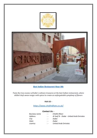 best indian restaurant near me