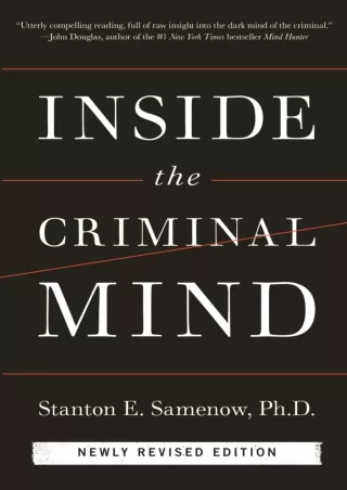 Read online  Inside the Criminal Mind (Newly Revised Edition)
