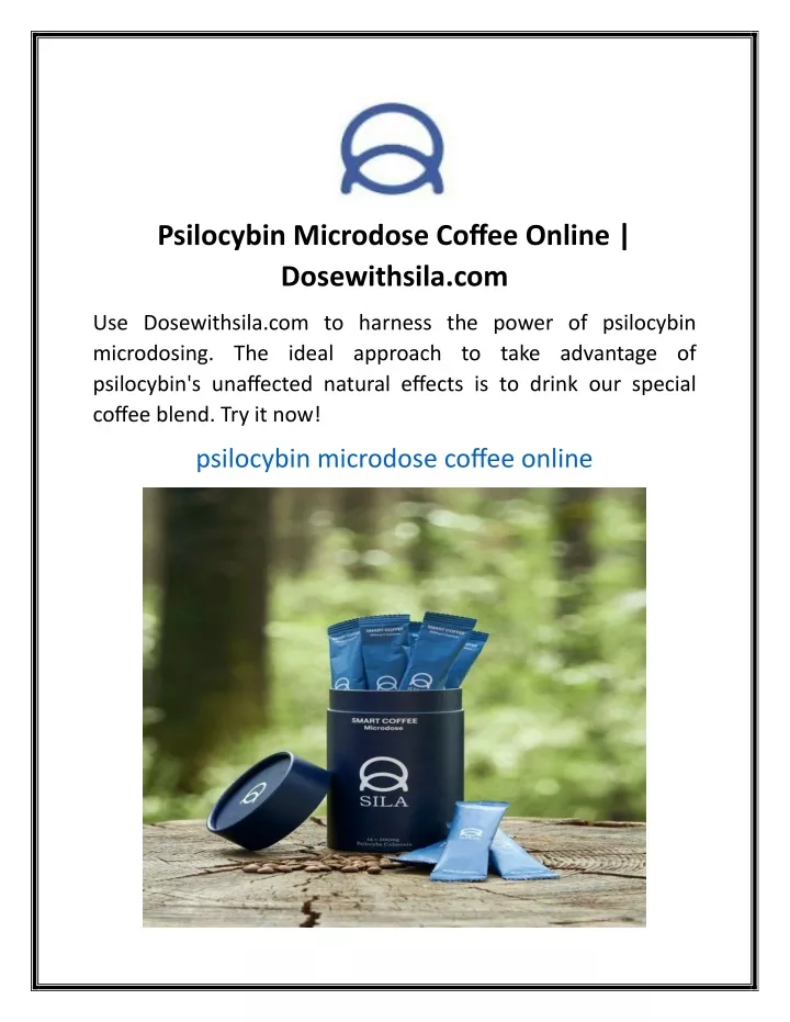 psilocybin microdose coffee online dosewithsila