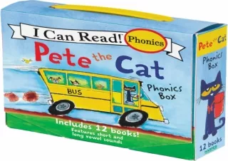 PDF DOWNLOAD Pete the Cat 12-Book Phonics Fun!: Includes 12 Mini-Books Featuring