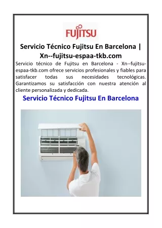 Servicio Técnico Fujitsu En Barcelona  Xn--fujitsu-espaa-tkb.com