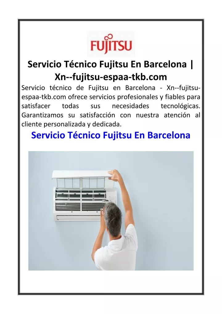 servicio t cnico fujitsu en barcelona xn fujitsu