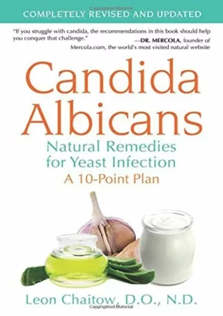 Read Book Candida Albicans: Natural Remedies for Yeast Infection