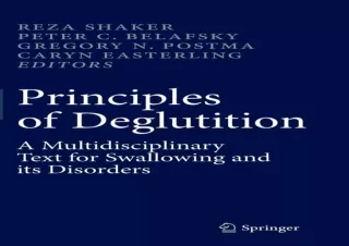 READ Principles of Deglutition: A Multidisciplinary Text for Swallowing and its