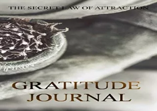 PDF Gratitude Journal - The Secret Law of Attraction: 6x9 inch Daily Journal - 1