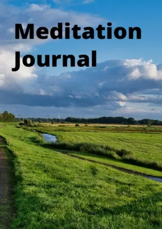 [Ebook] Meditation Journal