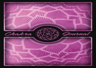 PDF DOWNLOAD Crown Chakra Sahasrara Journal: For Gratitude, Mindfulness and Heal