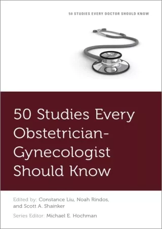 Read online  50 Studies Every Obstetrician-Gynecologist Should Know (Fifty Studies Every