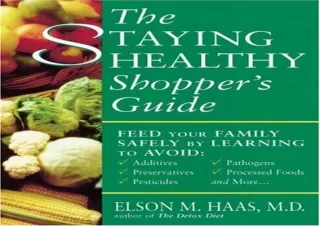 EBOOK The Staying Healthy Shopper's Guide