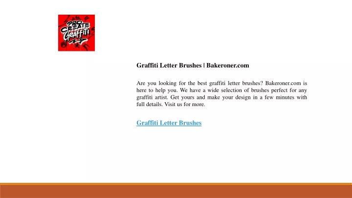 graffiti letter brushes bakeroner com