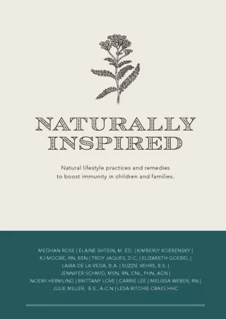 get [PDF] Download Naturally Inspired: Natural Lifestyle Practices and Remedies to Boost Immunity