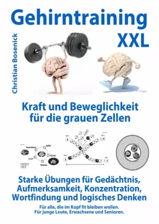 READ [PDF] Gehirntraining XXL - Ausdauer und Beweglichkeit für die grauen Zellen - starke