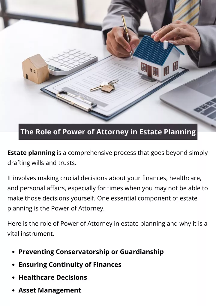 the role of power of attorney in estate planning