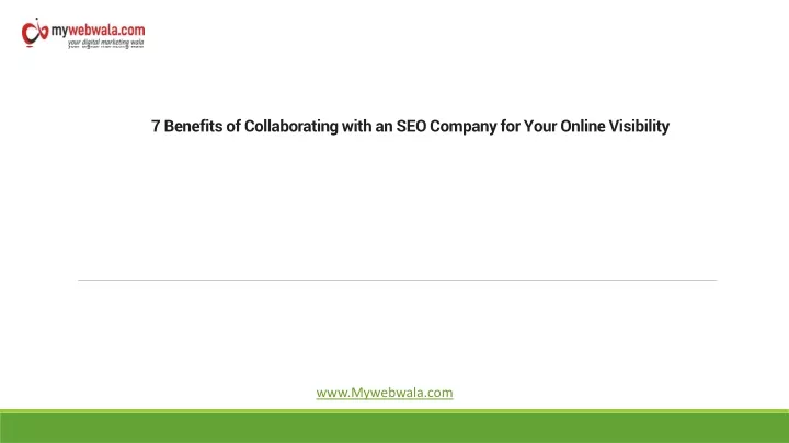 7 benefits of collaborating with an seo company for your online visibility