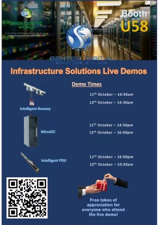 Join Us at Data Centre World! Booth U58