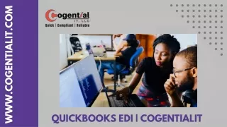 Quickbooks Edi  Cogentialit