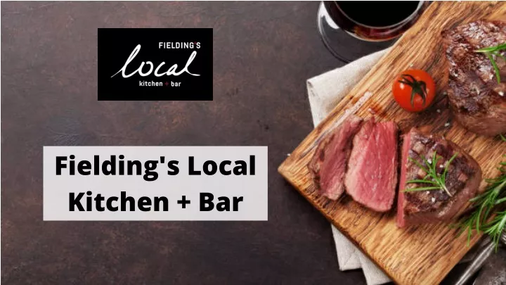 fielding s local kitchen bar