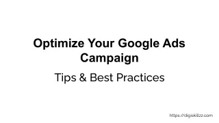 Optimize Your Google Ads Campaign