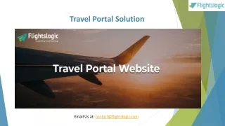 travel portal solution