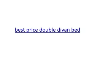 best price double divan bed 02