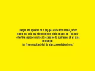 google ads operates on a pay per click ppc model