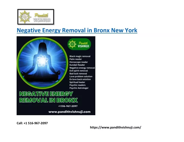 negative energy removal in bronx new york