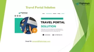 travel portal solution