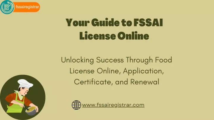 your guide to fssai license online