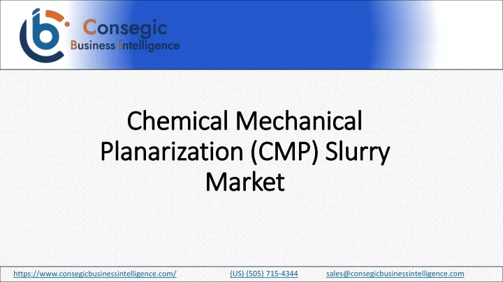 chemical mechanical planarization cmp slurry market