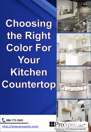 Choosing the Right Color For Your Kitchen Countertop