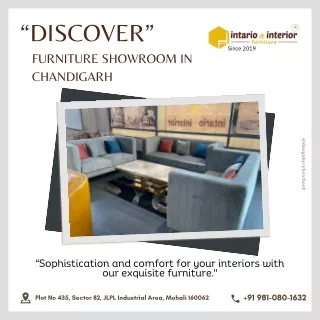 Furniture Showroom in Chandigarh