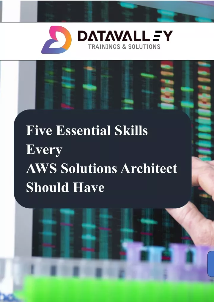 five essential skills every aws solutions