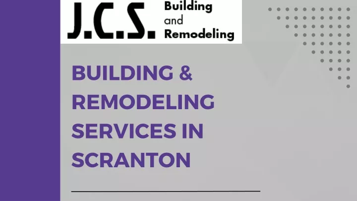 building remodeling services in scranton