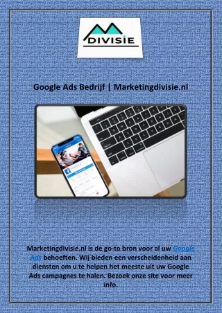 Google Ads Bedrijf | Marketingdivisie.nl