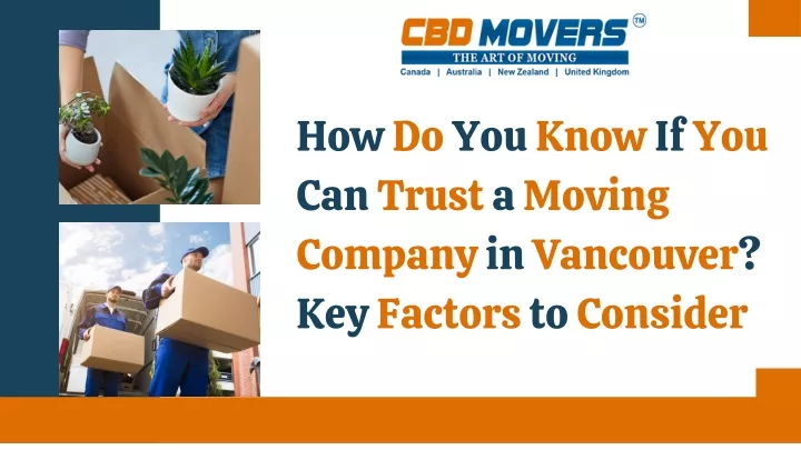 how do you know if you can trust a moving company