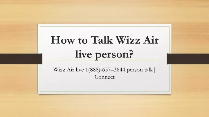 how to talk wizz air live person