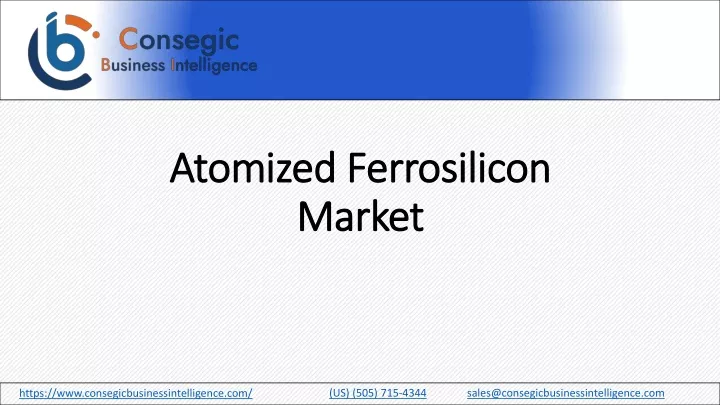 atomized ferrosilicon market