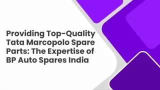 Providing Top Quality Tata Marcopolo Spare Parts