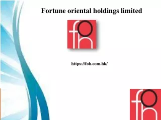 fortune oriental holdings limited