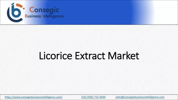 licorice extract market