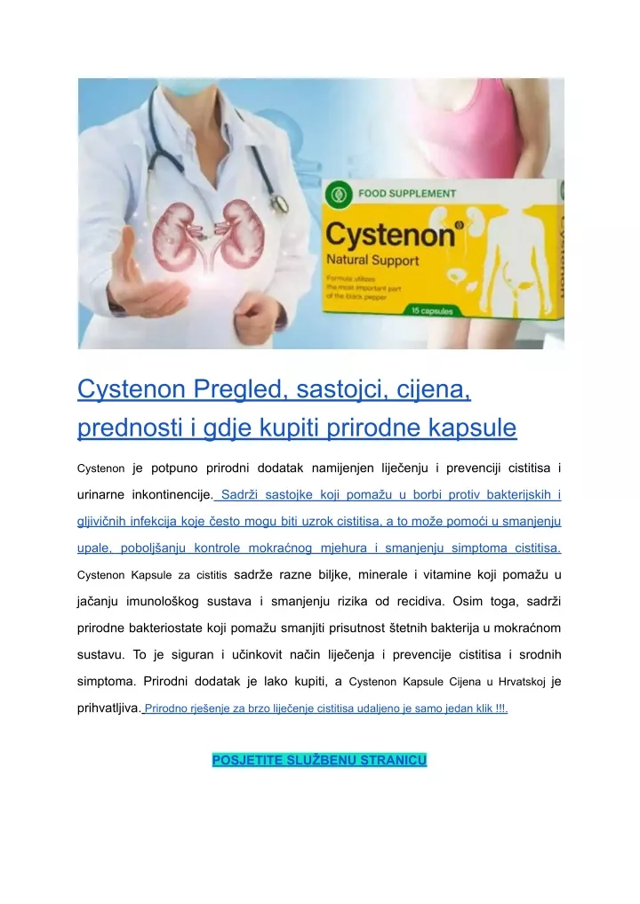 cystenon pregled sastojci cijena prednosti i gdje