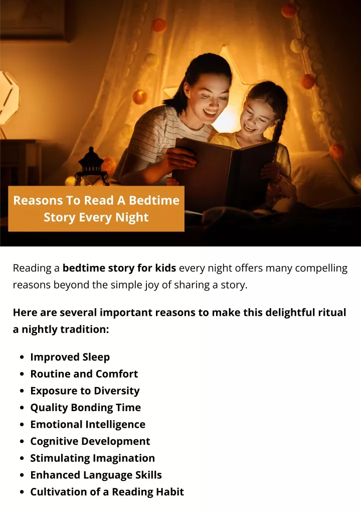 reasons to read a bedtime story every night