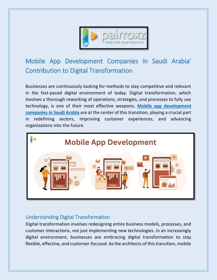 mobile app development companies in saudi arabia