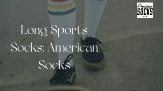 Long Sports Socks American Socks