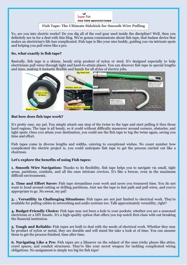 fish tape the ultimate sidekick for smooth wire