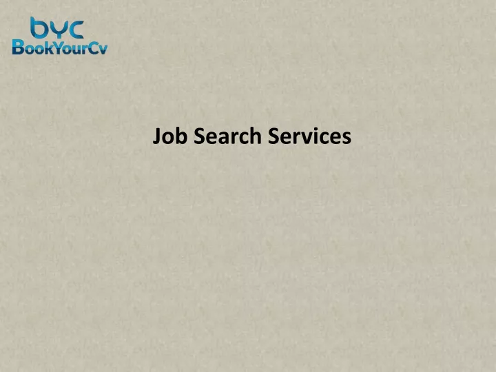 job search services