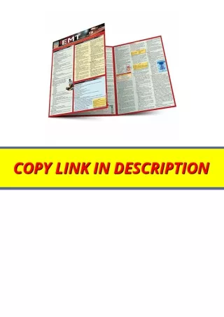 Kindle online PDF Emt Emergency Medical Technician Quick Study Academic unlimite