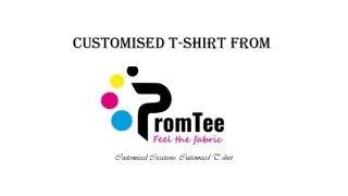 Customised t shirt